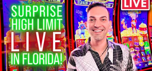 ?LIVE High Limit Slots in Florida ?1 Night Only!