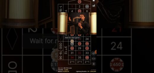 Lighting Roulette | Max Win | Easy strategy | Be Carefull | Gambling Only 1000 |