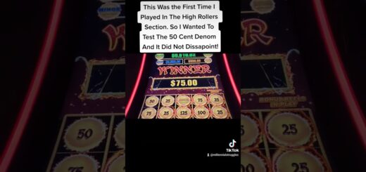 That First High Rollers Test on 50 cent denom