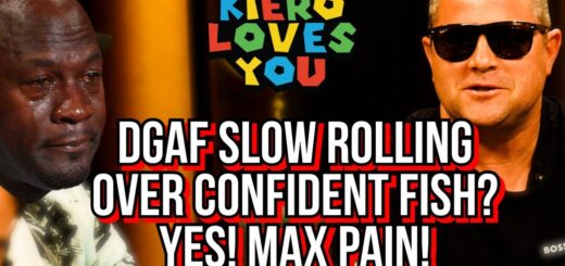 WHY CANT POKER PLAYERS STOP BURNING MONEY? DGAF SLOW ROLLS COCKY FISH AT HUSTLER CASINO MEET UP GAME