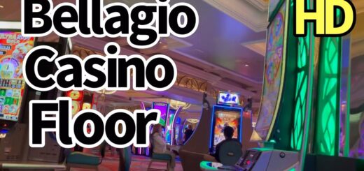 Bellagio Las Vegas Casino Floor and Slot Machine Walk