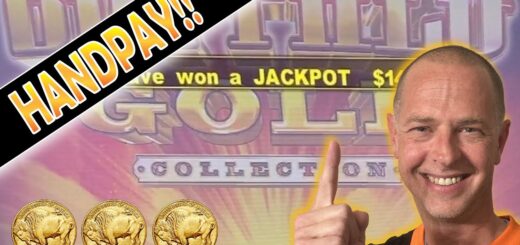 Buffalo Gold Collection JACKPOT HANDPAY!!!