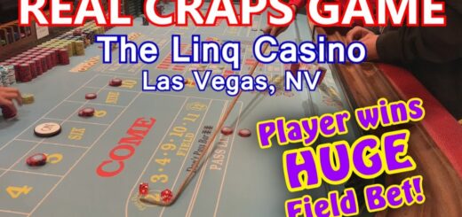 HUGE FIELD BET WIN! - Live Craps Game #25 - The Linq, Las Vegas, NV - Inside the Casino