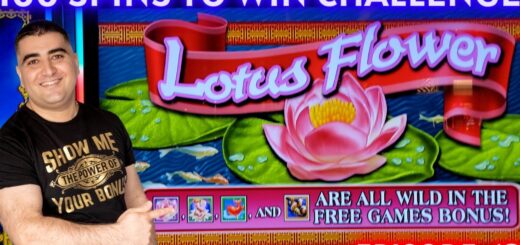 High Limit Lotus Flower & Cleopatra Slots - 100 Spins To Win Challenge | Episode-13