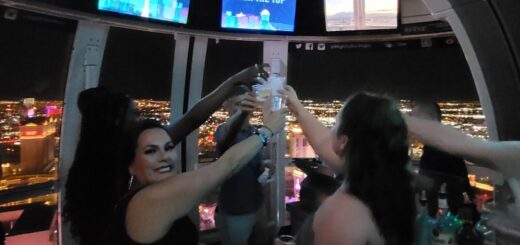 High Roller Las Vegas ferris wheel & happy hour bar cart.Start to finish full review and experience