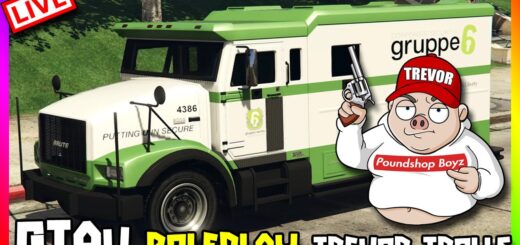 LIVE: TrevorTrolls GTAv RP "Bank Truck Heist" LONDON United Gaming - White Listed City