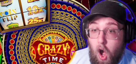 MY BIGGEST COINFLIP TOP SLOT ON CRAZY TIME! (10X COIN FLIP)