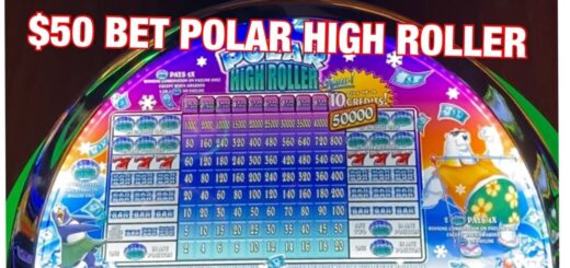 $1000 IN $50 BET POLAR HIGH ROLLER & CRAZY CHERRY CHOCTAW HIGH LIMIT ROOM