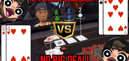 18% COMEBACK!? NO BIG DEAL! PokerStars VR Gameplay (twitch.tv/shaggystoner) #short #shorts
