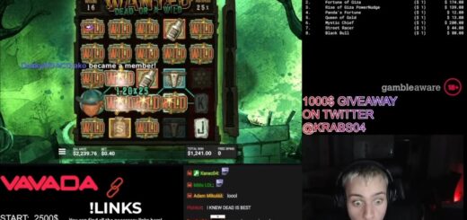 4000$ BONUS HUNT?? - 1000$ GIVEAWAY ON TWITTER! @KRABS04  SLOTS STREAM - KRABS 04