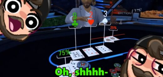 ACE IN THE HOLE! HIGH CARD VICTORY! PokerStars VR Gameplay (twitch.tv/shaggystoner) #short #shorts