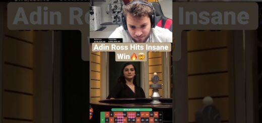 Adin Ross Hits Insane Win On Roulette! #adinross #roulette #bigwin #shorts