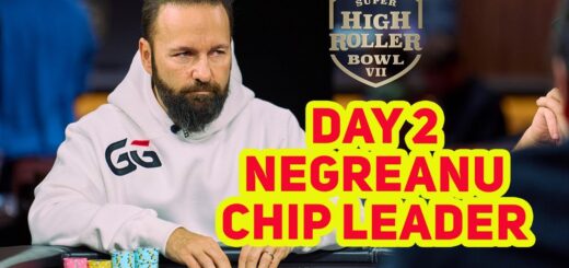 Daniel Negreanu Chip Leader! Super High Roller Bowl VII | Day 2