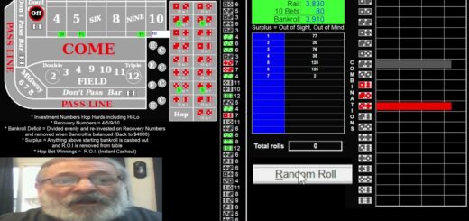 Hop30's including Hi-LO (Part 3) with Bankroll Recovery management #Craps #Crapsnation #casinocraps