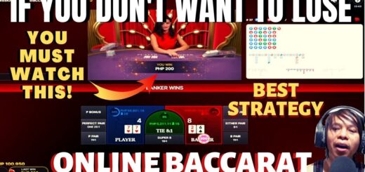 If YOU Don't WANT to LOSE and Keep on WINNING in LIVE ONLINE BACCARAT - TRY this TIPS & TRICKS