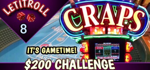 LIVE CRAPS #8!!! - $200 CHALLENGE!  EXTREME PROBABILITY BUBBLE CRAPS - ITS GAMETIME!