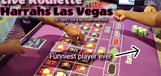 Live Roulette at Harrahs Las Vegas | Best dealer in Vegas? | EXTREMELY FUN TABLE