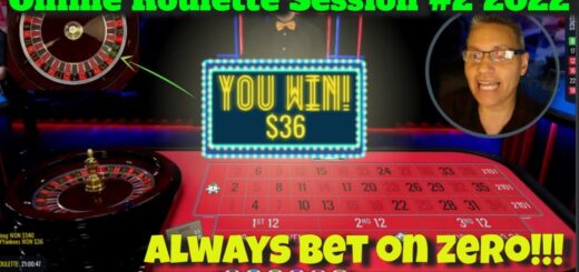 Online Roulette Session #2 for 2022: Betting Red & Black. More Online Technical Issues!