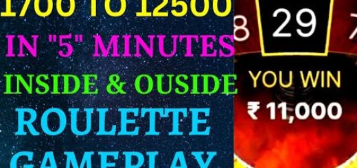 1700 TO 12,500 IN FIVE MINUTES | ROULETTE GAMEPLAY | @IndianCasinoGuy | #indiancasinoguy