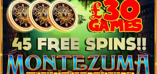 £30 HIGH ROLLER GAMES with 45 FREE SPINS!! Montezuma
