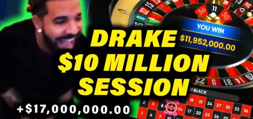 Drake and Xposed BET $30,000,000+ Playing Roulette LIVE on Stream | Drake Gambling