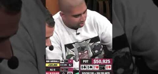 FLOP SET VS STRAIGHT IN A 4-WAY POT!