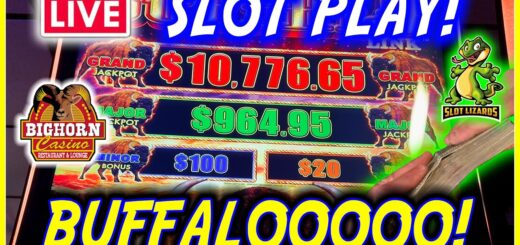 ? LIVE SLOTS! LET'S GET A 15 BUFFALO HEAD CHALLENGE! BIGHORN CASINO!