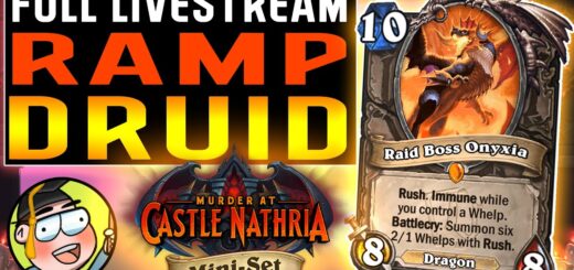 ⭐ Ramp Druid! Murder at Castle Nathria - Hearthstone