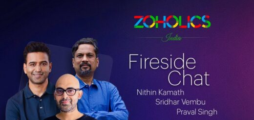 Zoholics India 2022 - Fireside Chat With Nithin Kamath & Sridhar Vembu | Bengaluru