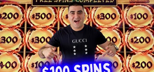 $100 Spins & 3 HANDPAY JACKPOTS On Dragon Link Slot Machine ?