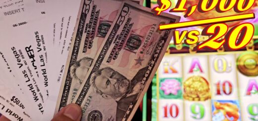 $1,000 vs 20 LAS VEGAS SLOTS!!!!