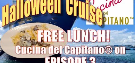 #MardiGras EPISODE 3 Cucina del Capitano FREE Lunch on #CarnivalMardis Halloween Cruise