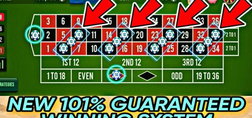 New 101% Guaranteed Winning System Of Roulette
