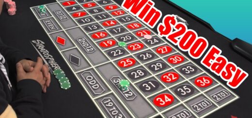 Only need 3 Bet to win $200 w/ this Roulette System