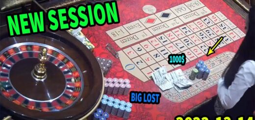?Session Roulette ? Morning BiG Loss at Table Las Vegas Casino Bet Very Hot  $$$ ✔️ 2022-12-14
