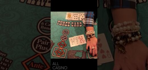 THAT'S A PRETTY GOOD HAND!! 3 CARD POKER! #shorts