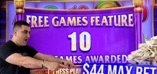 $44 Max Bet Bonus On NEW SLOT MACHINE At Casino Floor | SE-1 | EP-10