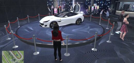 GTAV - FiveM - Toronto Role Play - Tifa goes to the casino and wins a Ferrari