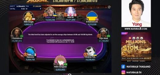 Super MILLION$ High Rollers $10,300K (FT) with Yong (Zero2Hero) , 12/1 [THAI] Natural8 Thailand