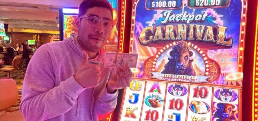 Triggered Some FUN BONUSES On The New Jackpot Carnival Slot Machine In Las Vegas! ??