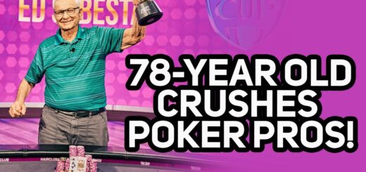 You're Never Too Old To Win at Poker! 78-Year Old Retiree Crushes High Rollers in Las Vegas