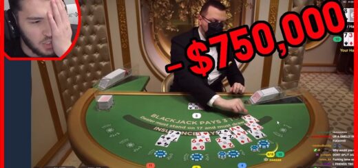AdinRoss Loses $750,000 | High Stakes BlackJack