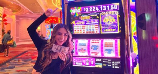 Can She FINALLY Trigger The GOLD SPIN On The Wheel Of Fortune Slot In Vegas?!?