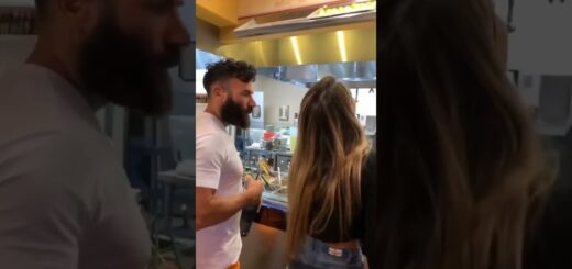 Dan Bilzerian taking order bikini girl