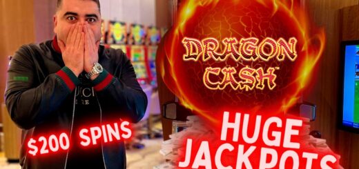 Dragon Cash Slot HUGE JACKPOTS - $200 Spins