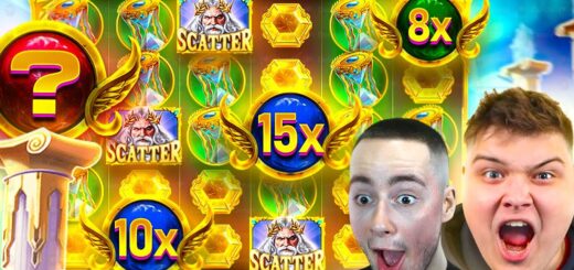 INSANE MULTIS & RETRIGGER On GATES OF OLYMPUS!! (20 FREE SPINS)