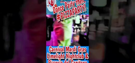 Pizza Party or Dance Party? Carnival Limelight Night Club on Mardi Gras