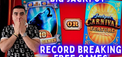 Record BREAKING AMOUNT Of Free Games On High Limit Carnival Jackpot Slot | SE-2 | EP-11