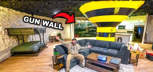 Renovation of My DOOMSDAY Bunker is COMPLETE!!! (Theater, Kitchen, Bedroom, Bathroom, and MORE!)