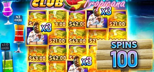 100 SPINS On NEW CLUB TROPICANA SLOT!! (ALMOST MAX STAGE)